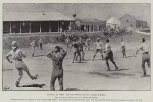 Calcio a Creta, come si diverte il soldato britannico da William Barnes Wollen